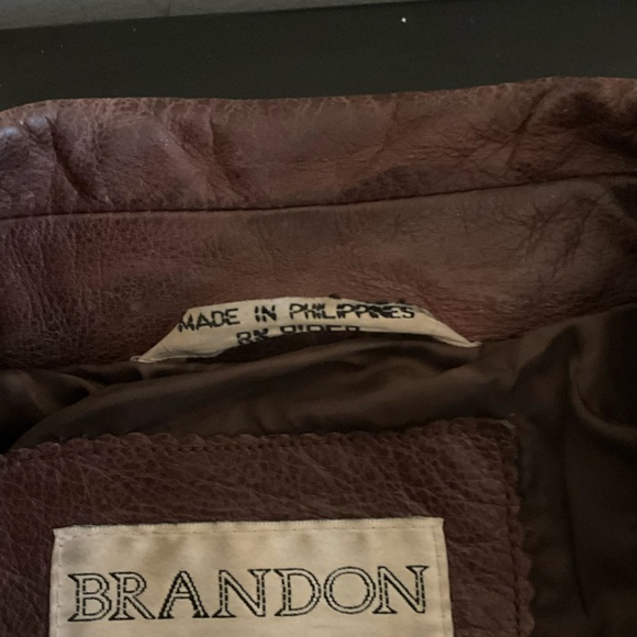 Brandon Thomas Women's Deep Brown Leather Jacket Medium - Picture 6 of 16